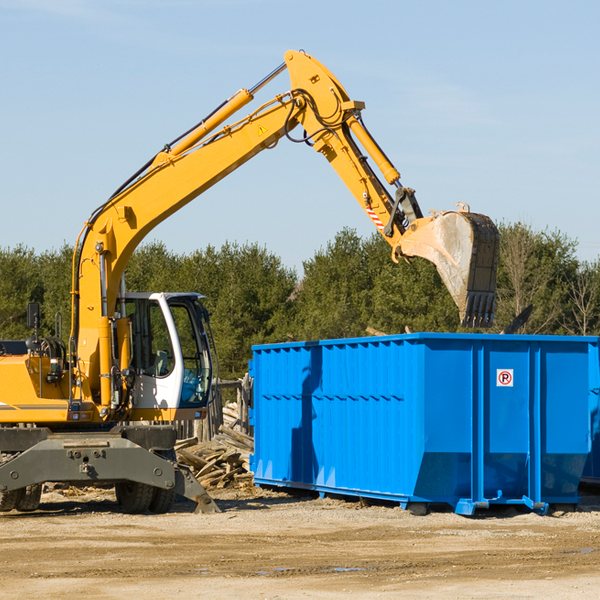 what happens if the residential dumpster is damaged or stolen during rental in Chester Hill